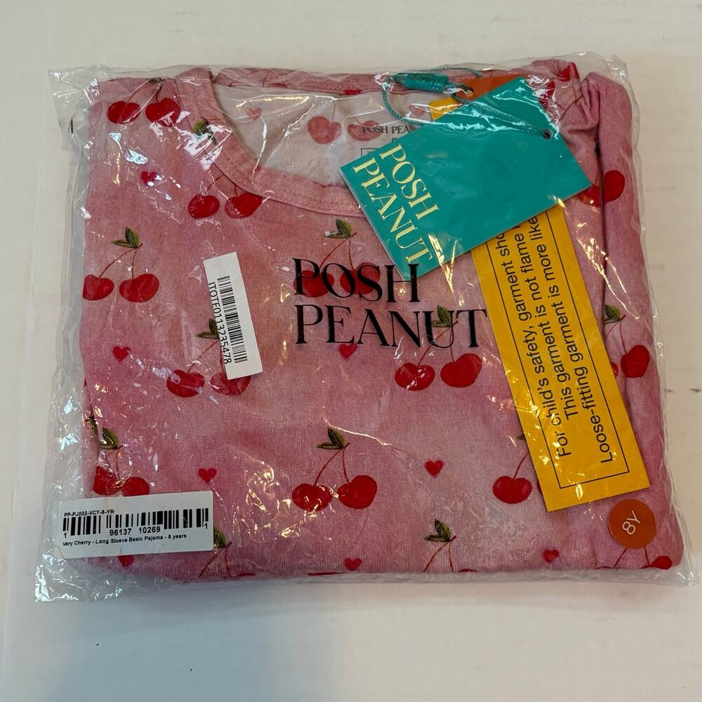 Very Cherry Long Sleeve Basic Pajamas - NWT